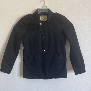 ALPHA INDUSTRIES INC. Women’s Military Style Black Cotton Jacket Size L